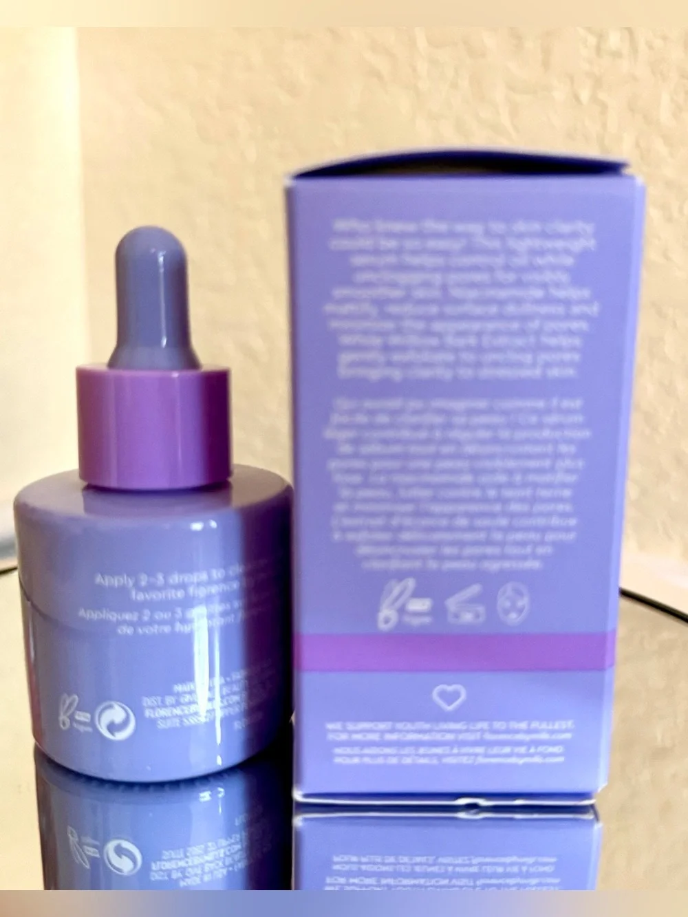 Florence by Mills DREAMY DROPS CLARIFYING SERUM with Nicinamide NIB